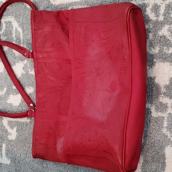 Large leather tote - Picture 1 of 4